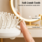 Electric Spray Retractable Air Cushion Comb | 5 in 1 Rechargeable Hair Massage | Steam Hair Brush for Scalp Massage, Detangling, Smoothing, Curling, Relieve Hair Tangles & Dryness | Salon Hair Care Tool